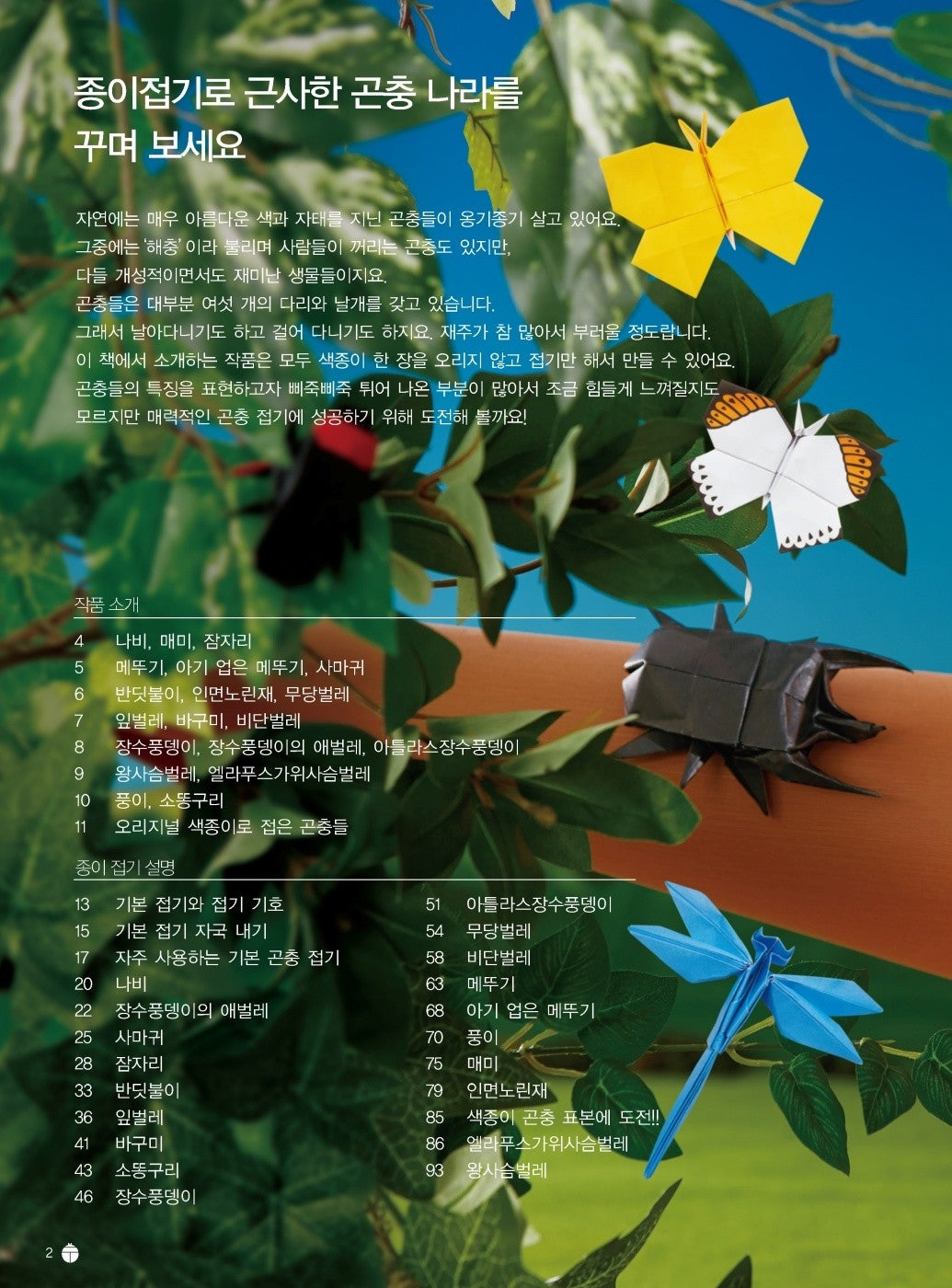 Insect Origami (Korean Edition) [Paperback] Fujimoto Moonji