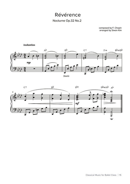 JANUARY Classical Music for Ballet Class