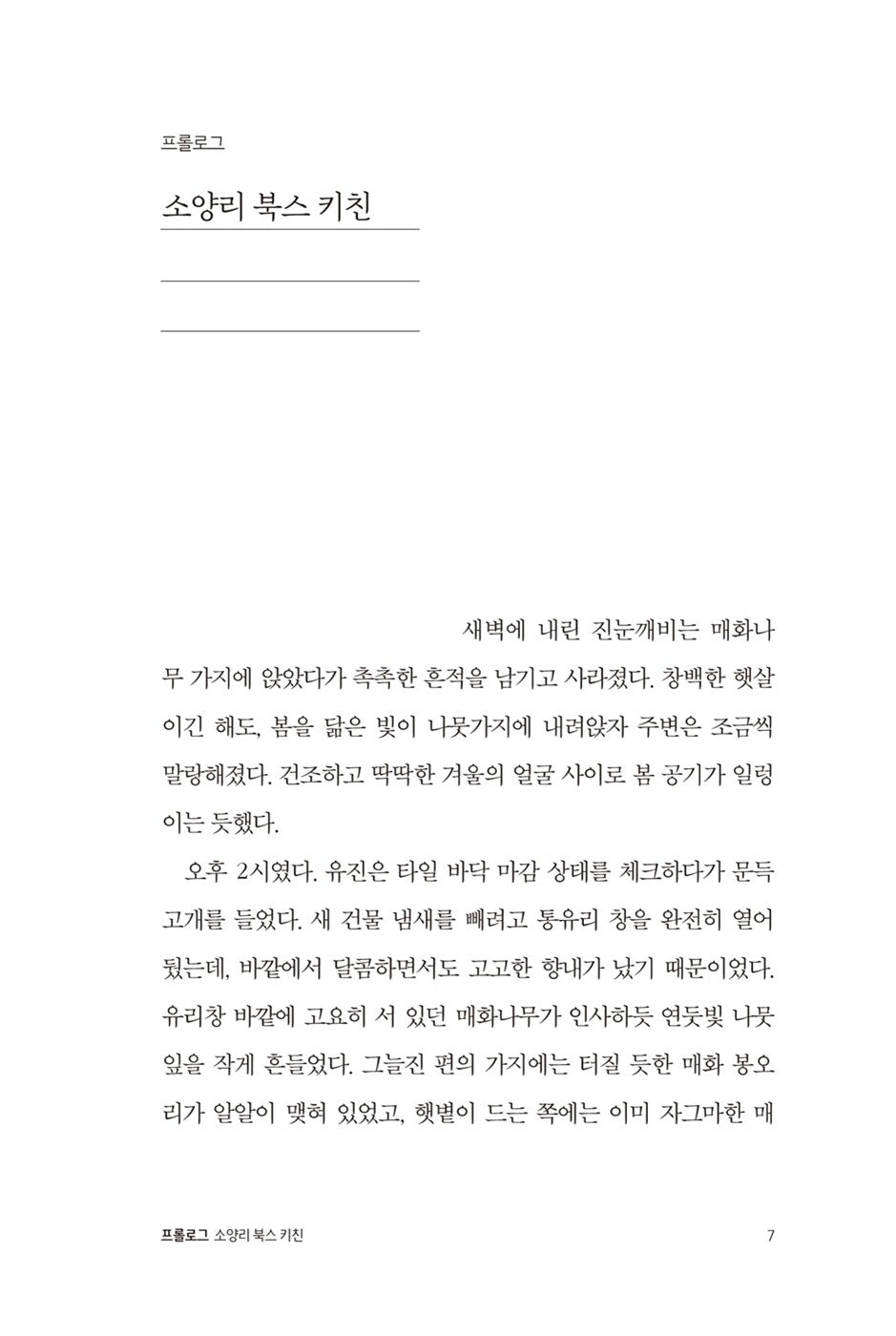 The Kitchen of Books by Kim Ji-hye, Korean, 책들의 부엌, 김지혜