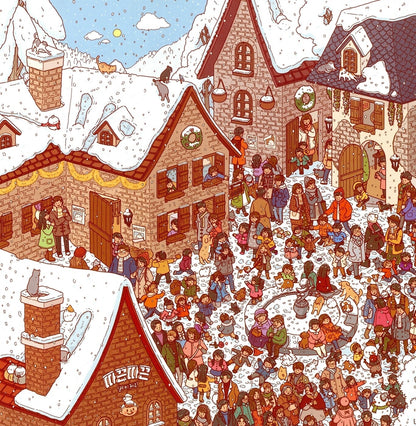 Find the hidden picture by Yoon Hye Ji, Korean, 몰랑이의 숨은그림찾기, 윤혜지