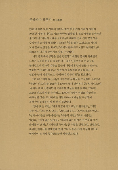 Norwegian Wood Novel by Haruki Murakami Korean 노르웨이의 숲