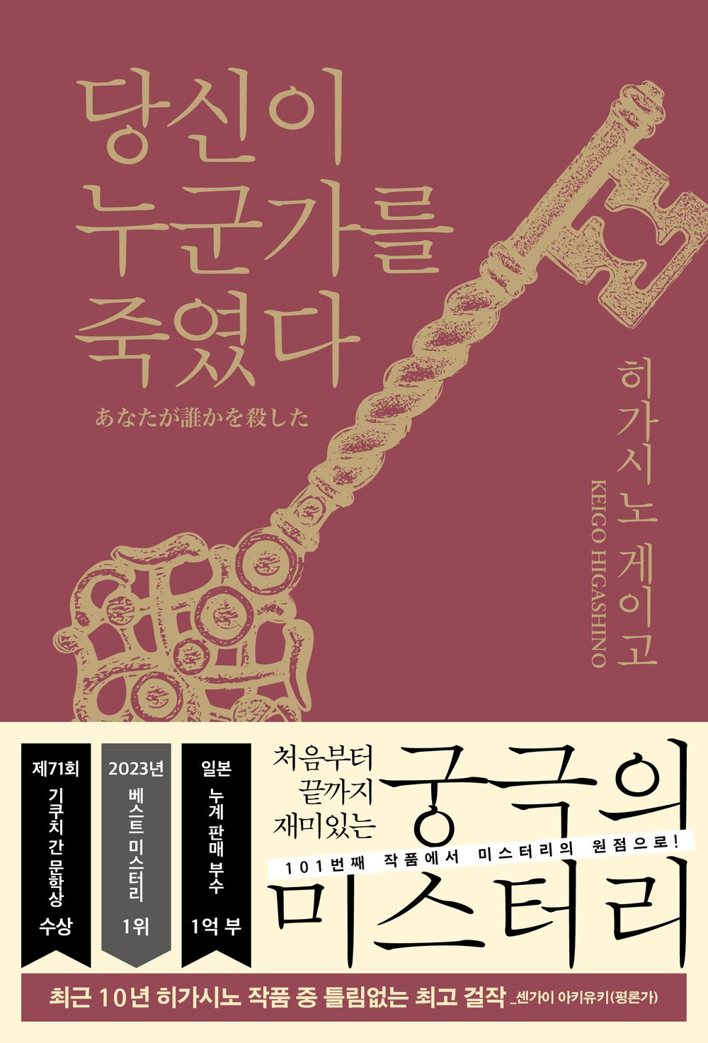 당신이 누군가를 죽였다 [Hardcover] Keigo Higashino and 히가시노 게이고