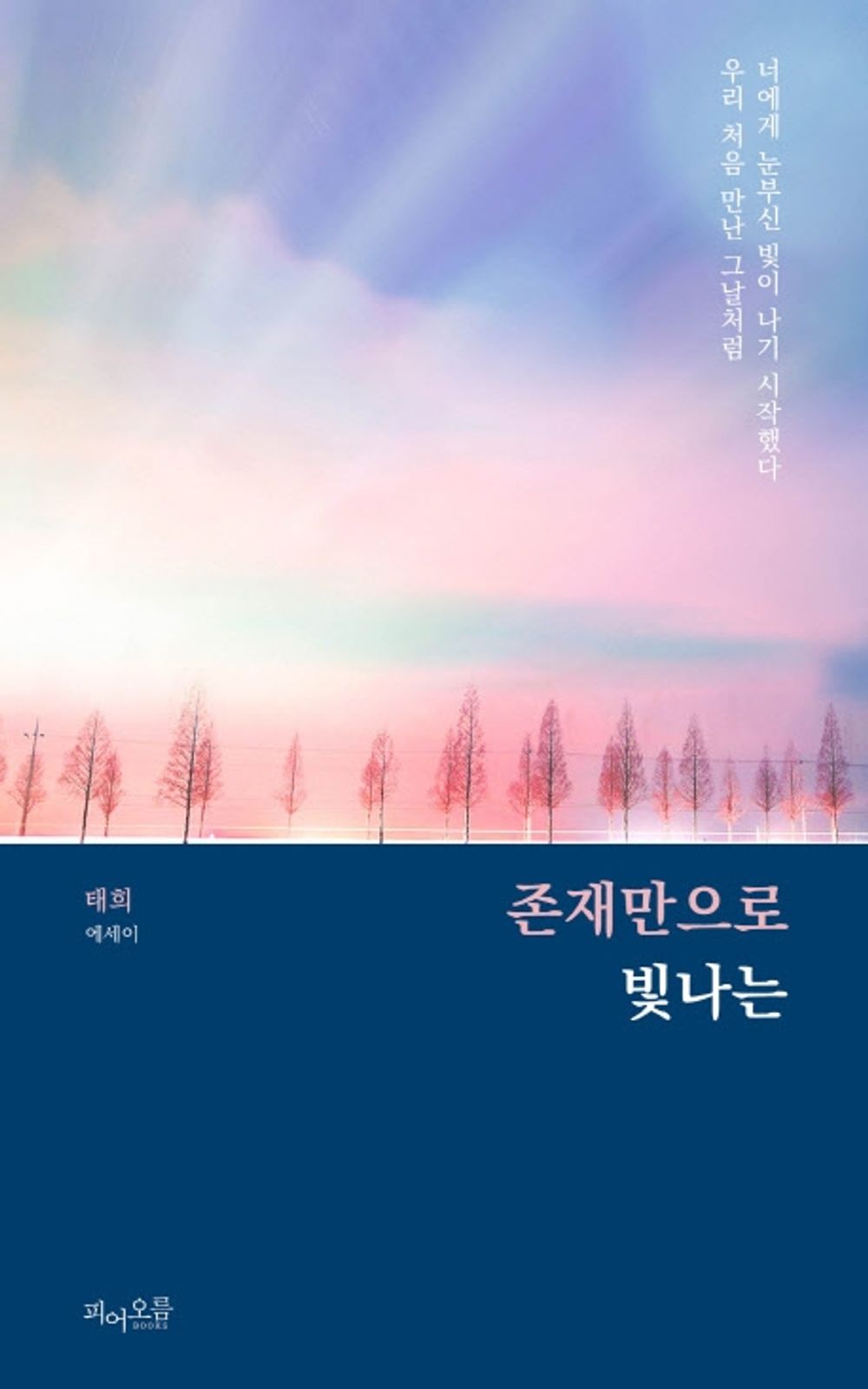 Korean Books, Korean Essay/존재만으로 빛나는 – Taehee/The Author of"마음의 결"/Shining with Mere Presence/Shipping from Korea