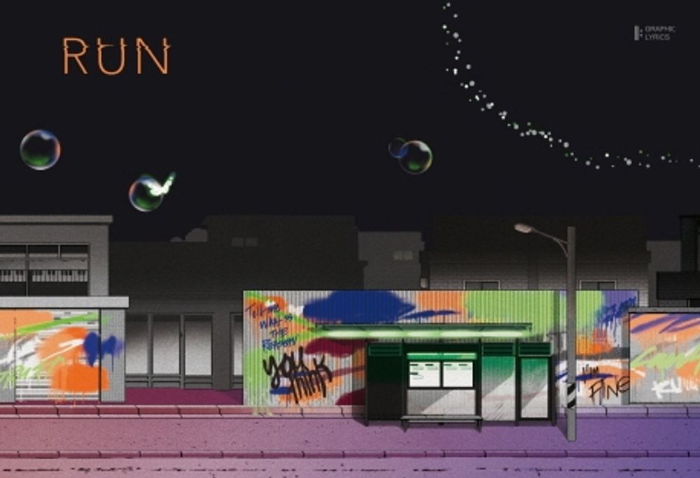 RUN (GRAPHIC LYRICS Vol.4) [Tankobon Hardcover] Big Hit Entertainment