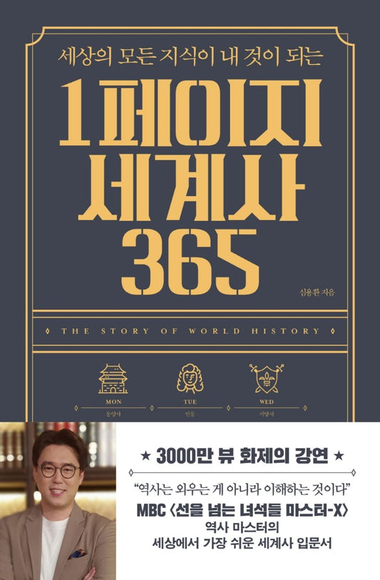 Page 1 World History 365 (All Knowledge in The World Becomes Mine) (Korean Book) 세상의 모든 지식이 내 것이 되는 1페이지 세계사 365 - 심용환