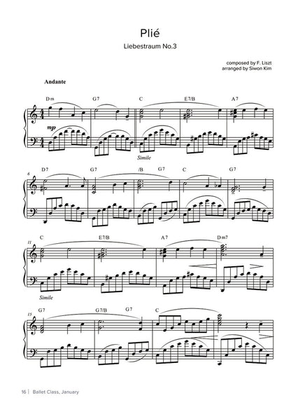 JANUARY Classical Music for Ballet Class