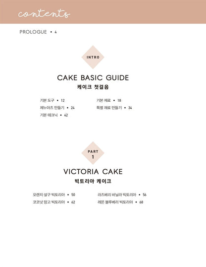 Sugar Lane Cake Class - Cake Recipe from Cafe Owners to Beginners, Korean