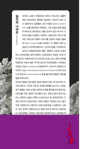 La Isla de Los Conejos, Rabbit Island by Elvira Navarro (Korean Book)