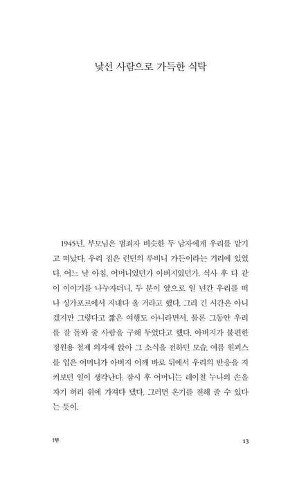 Warlight Novel by Michael Ondaatje, Korean, 기억의 빛, 마이클 온다치