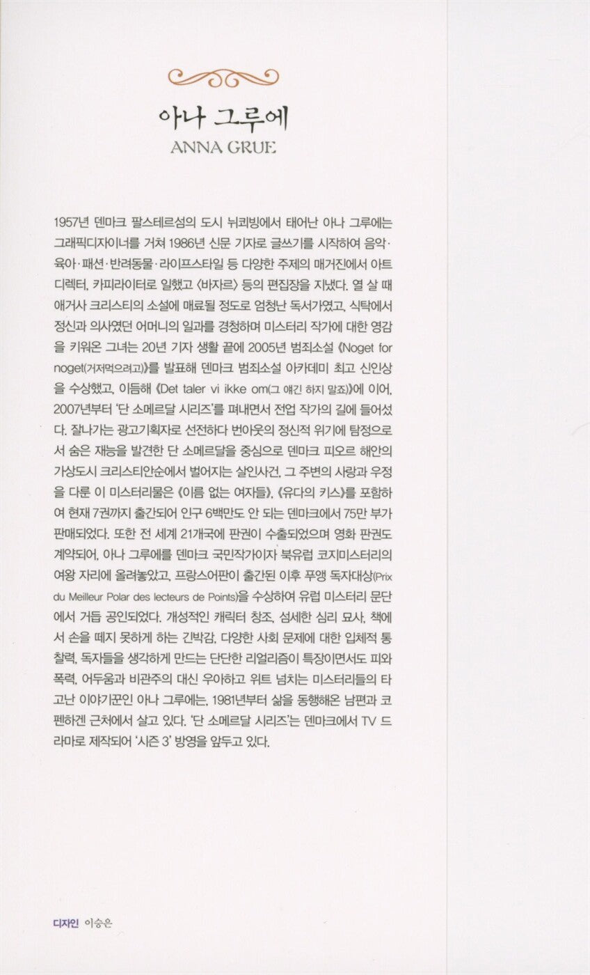 JUDASKYSSET by Anna Grue, Korean Edition