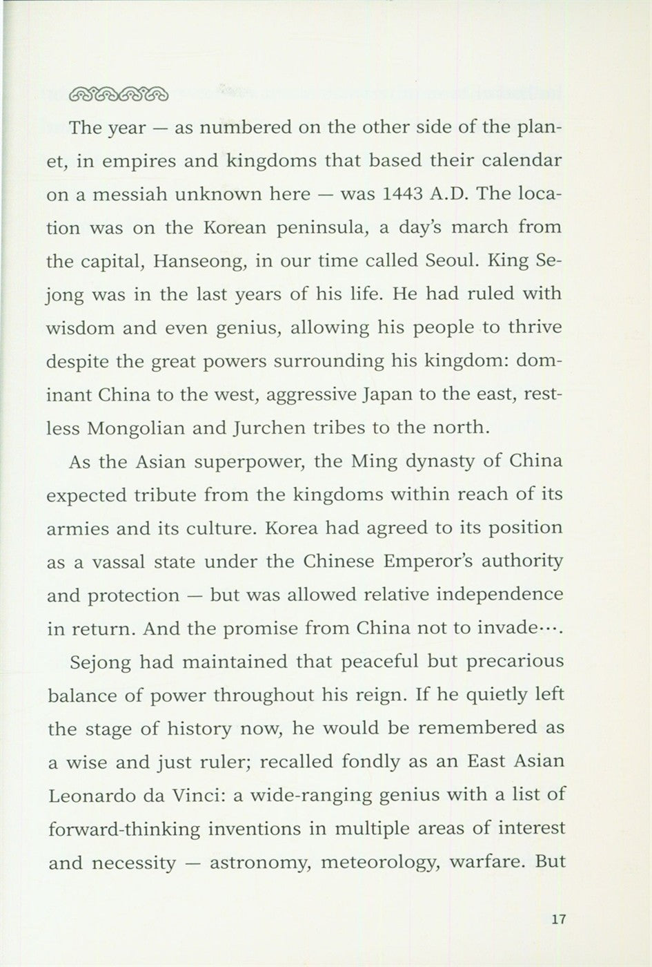 King Sejong the Great (English Edition) [Paperback] Menosky, Joe