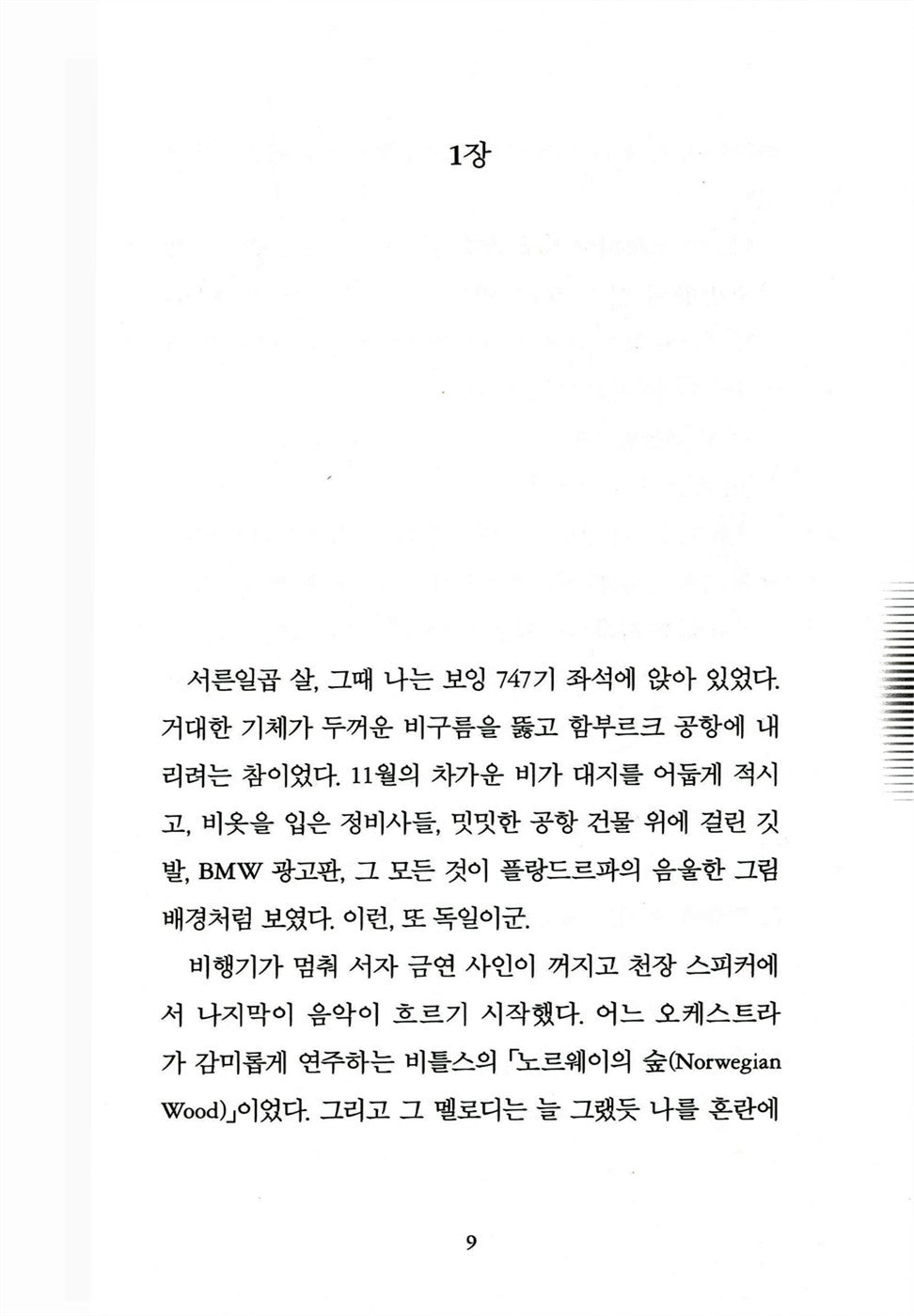 Norwegian Wood Novel by Haruki Murakami Korean 노르웨이의 숲