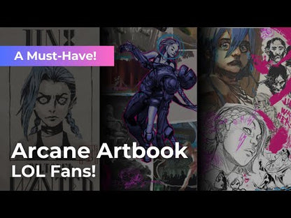 Arcane Artbook by Elisabeth Vincentelli | The Art and Making of Arcane | Korean Official