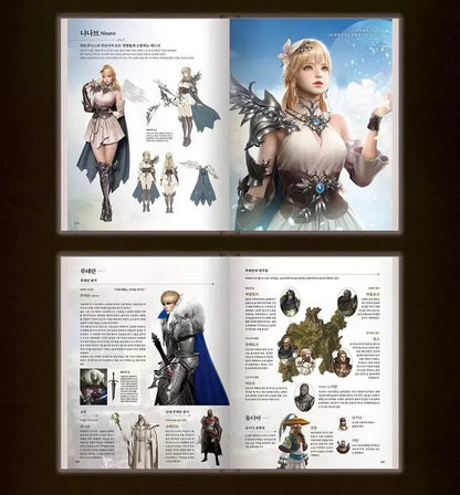 Lost Ark Set Up Art Book Photocards Collect Korean Official Concept Artbook