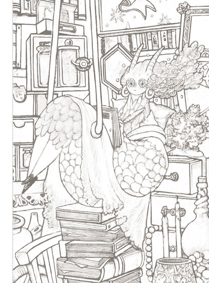 Bizarre Bottle Encyclopedia and Coloring Book by Doming