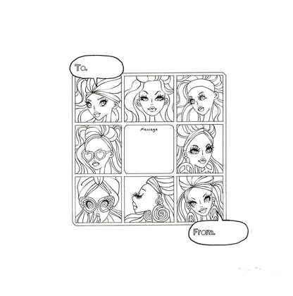 The Birth of Fashion - Coloring Book Korean