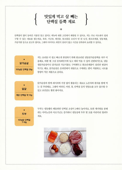 High Protein Low Carb Diet Recipe (Korean Edition) [Paperback] Mini Park Ji Woo
